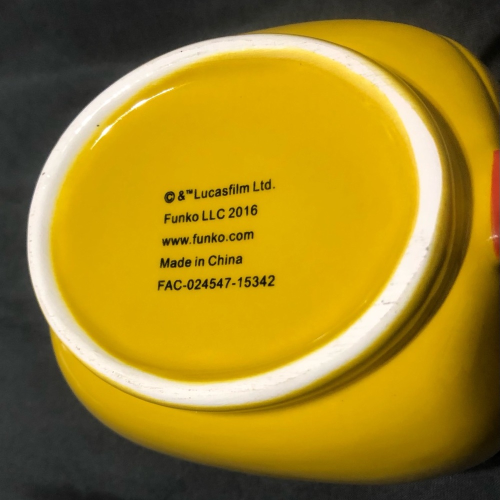 FUNKO POP HOME Star Wars Android C-3PO Yellow Red Ceramic Mug NEW - Picture 3 of 7
